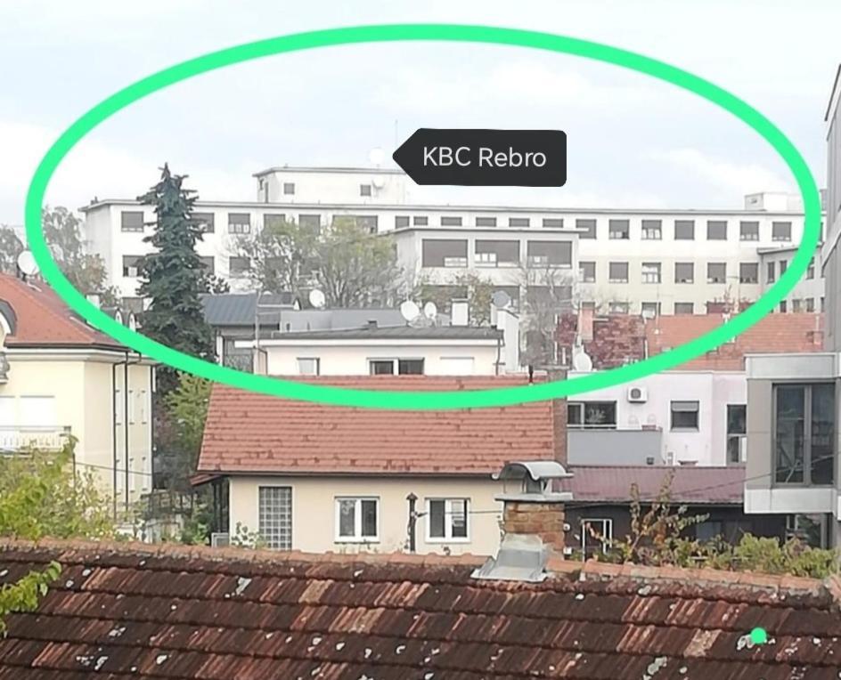 Studio Apartman Jordanovac Rebro, 300 M Od Bolnice Rebro 자그레브 외부 사진